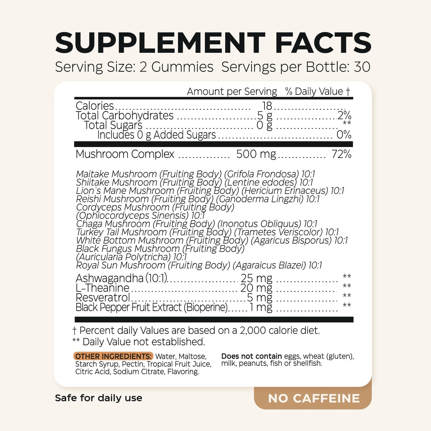 Mushroom Coffee, Fruits & Greens, Beetroot, Magnesium, Previotic Fiber