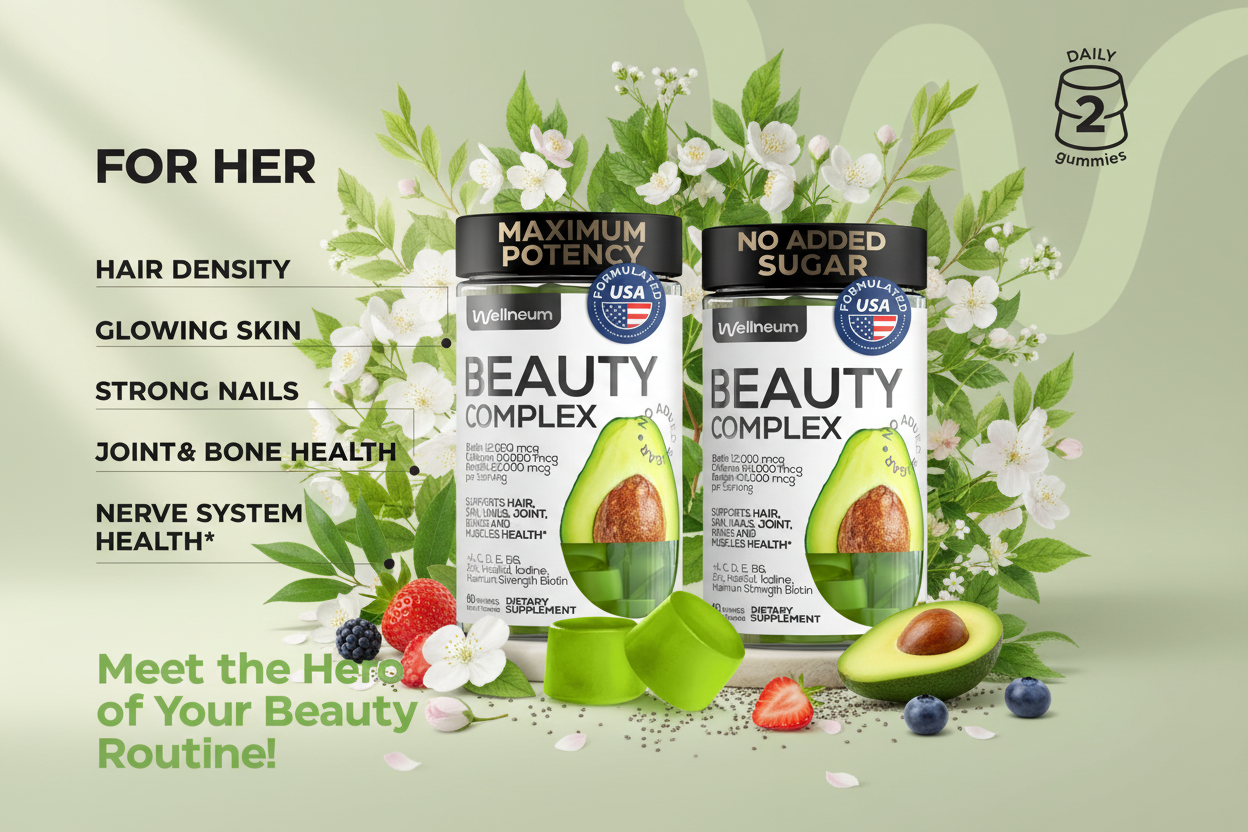 Biotin and Collagen Gummies Banner